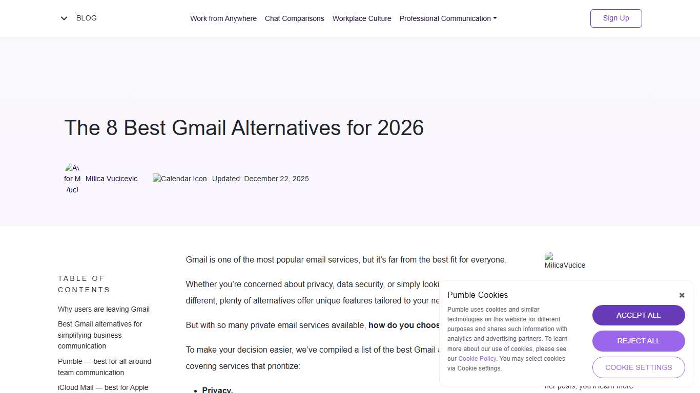 Best Gmail Alternatives 2026: Full Guide