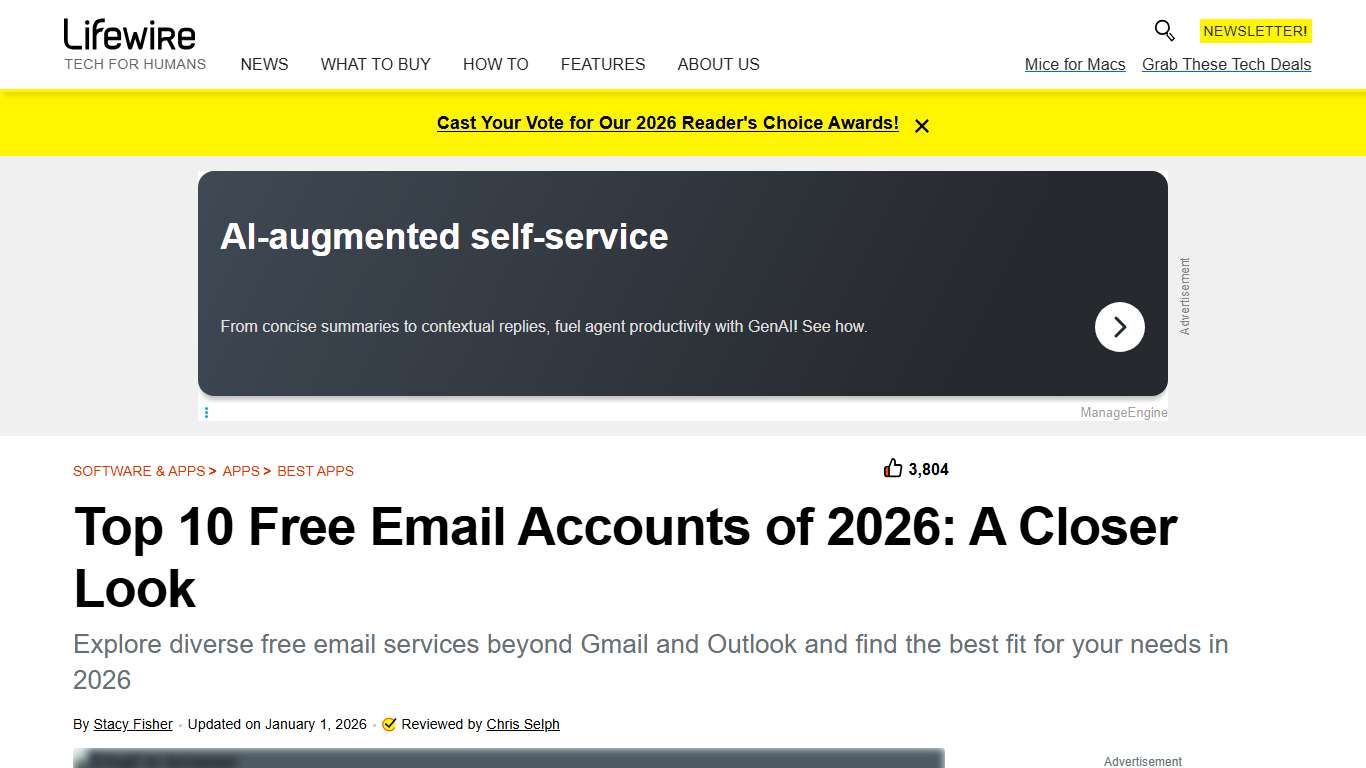 Best Free Email Accounts for 2026: Top 10 Picks